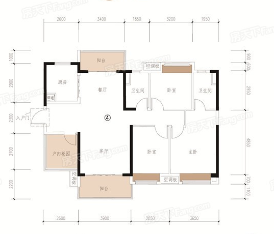 129平米的房子能装修成什么效果？北欧风格三居室装修案例！