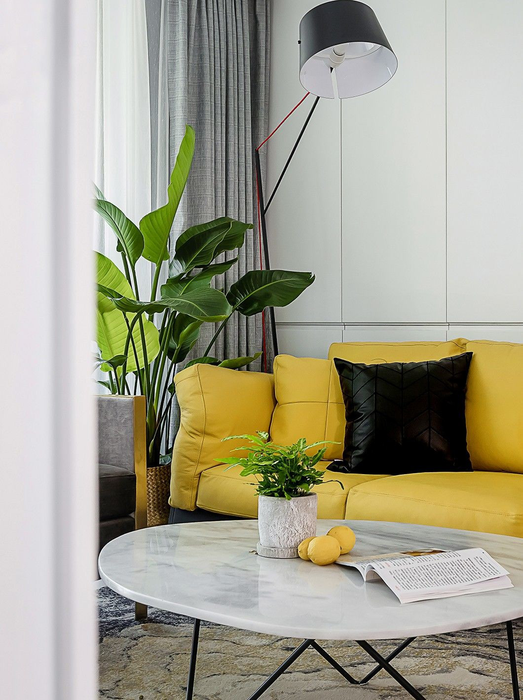现代风·柠檬黄|空间|家装设计|遐迩设计 - 原创作品 - 站酷 (ZCOOL)