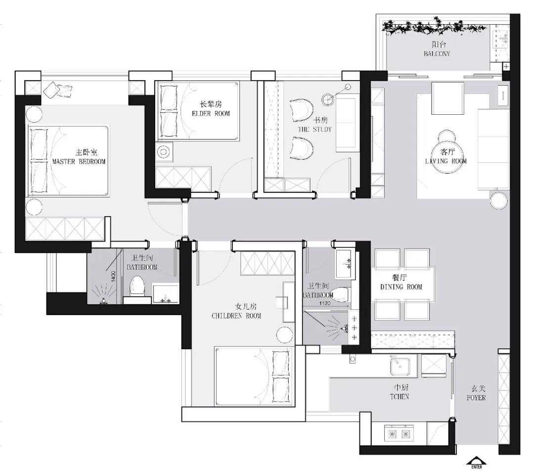 邻居家115平米的三居室，仅仅用了29万元，就完成了装修，如此划算！