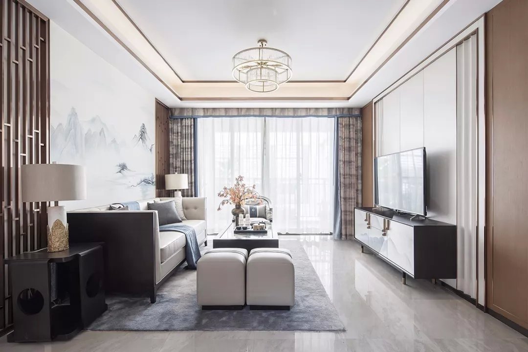 花14万元装修这套100平米的三居室，中式风格，给大家晒晒！