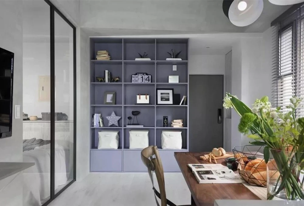 以灰色为主的简洁设计让家更有格调