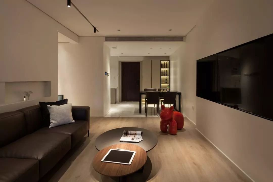 106平米三居室设计说明，12万元装修的现代风格有什么效果？