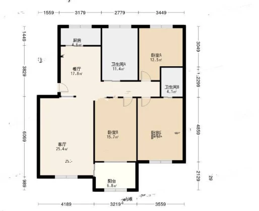 116平米三居室新房，找熟人装修才花费9万，大家觉得值吗？