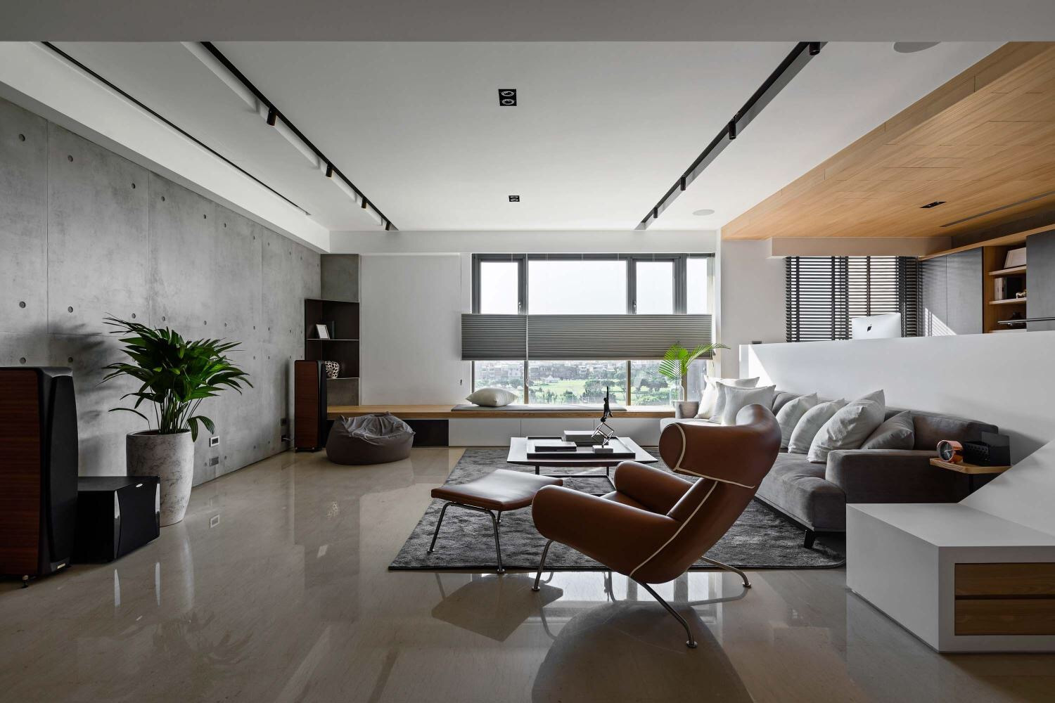 112平米二居室的现代风格案例，只花12万！