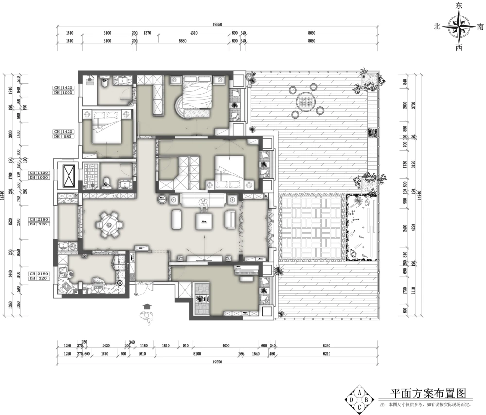 167平米，，中式风格的房子如何装修？