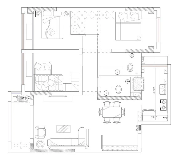 87平米的二居室要怎么装修才出其不意，选择现代风格准没错！