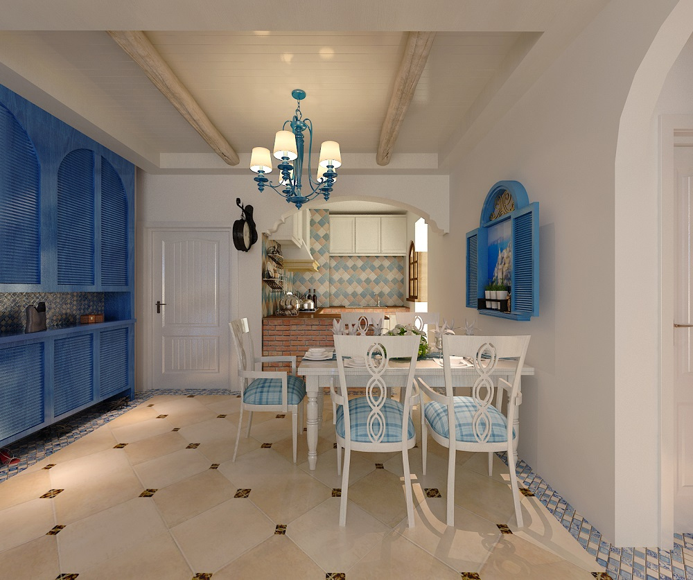 125平米的房子装修只花了200万，地中海风格让人眼前一亮！
