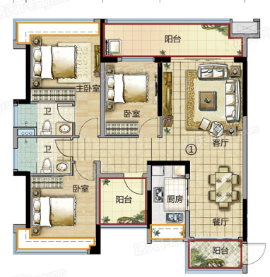 150平米的房子能装修成什么效果？现代风格三居室装修案例！