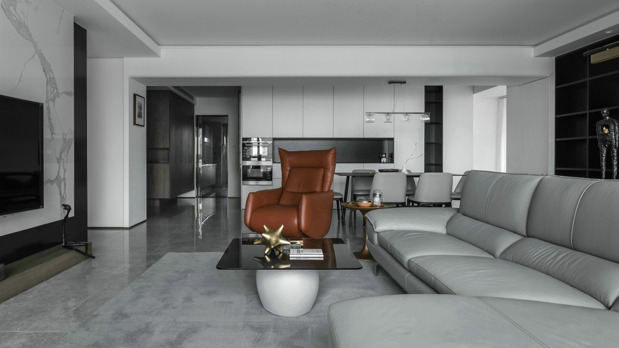 这套120平米的三居室，最后还是选定现代风格，效果竟远超预期。
