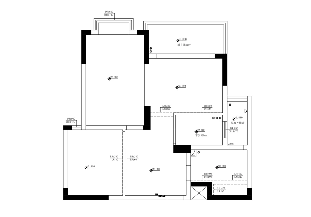 装修犯迷糊？让这套97平米的装修案例给你点建议！