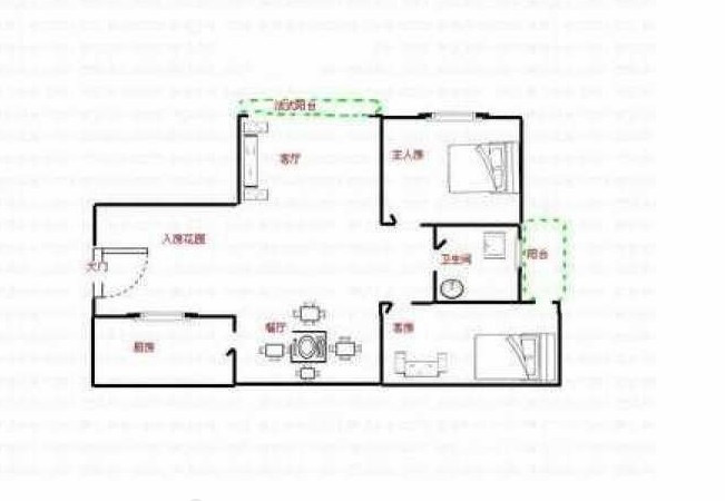 65平盛景华府新中式