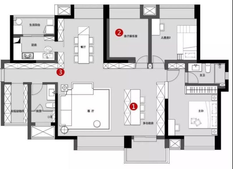 四居室的房子一般多少平米？美式风格装修好不好？
