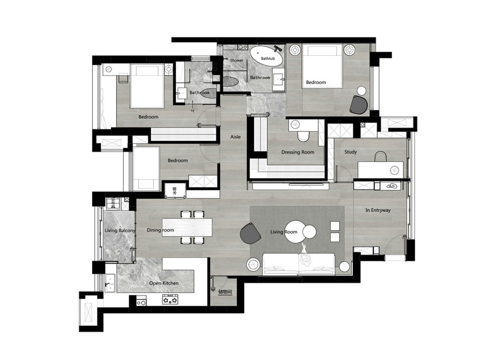 150㎡公寓设计，越简单、越精致！