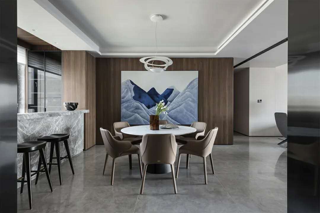 意想不到的神奇效果，270平米的六居室，现代风格只花了25万，太值了！