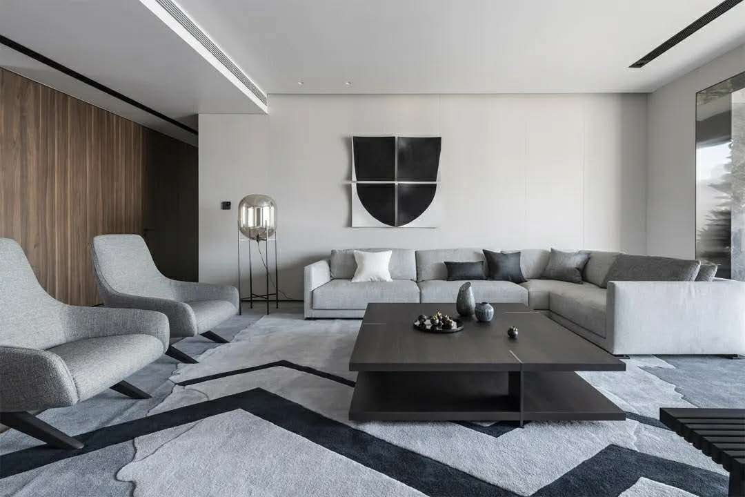 意想不到的神奇效果，270平米的六居室，现代风格只花了25万，太值了！