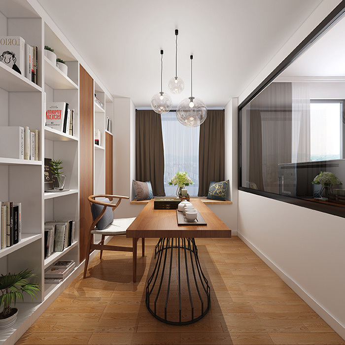 90平米的房子能装修成什么效果？现代风格三居室装修案例！