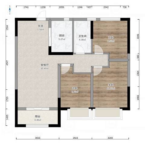 108平米的三居室装修价格是多少？15装修成什么效果？