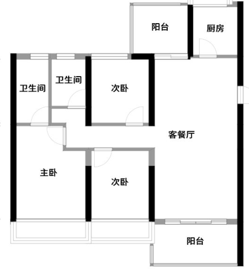 102平米房子现代风装修，这样的三居室简直是绝美，良心老师傅亲自打造。