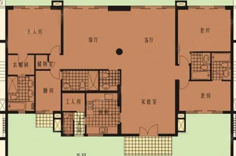 190平米三居室装修案例，装修价格只花23万元！