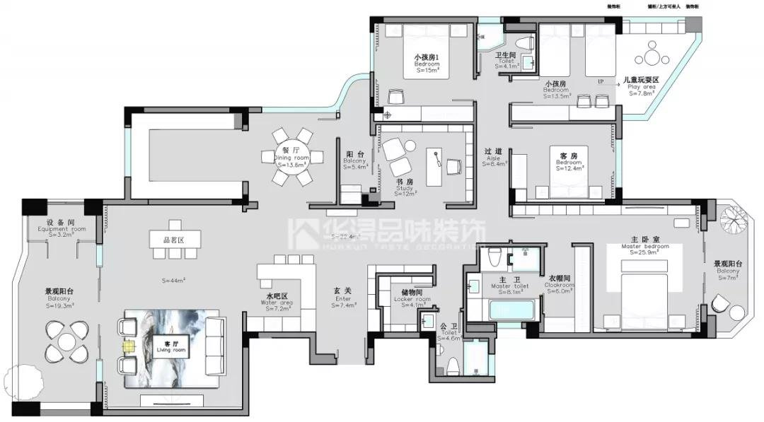 90后小夫妻花40万元装修的现代风格，300平米五居室太赞了！