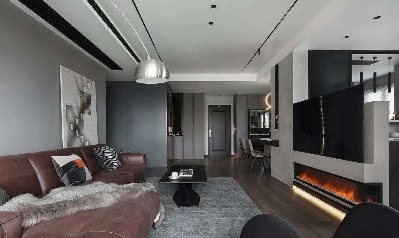 现代风格三居室精美装修，120平米的房子这样装才阔气！