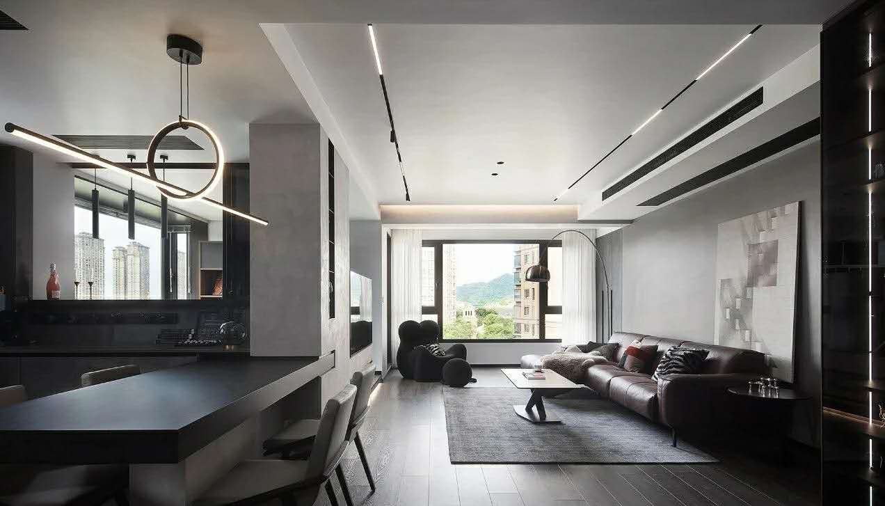 现代风格三居室精美装修，120平米的房子这样装才阔气！