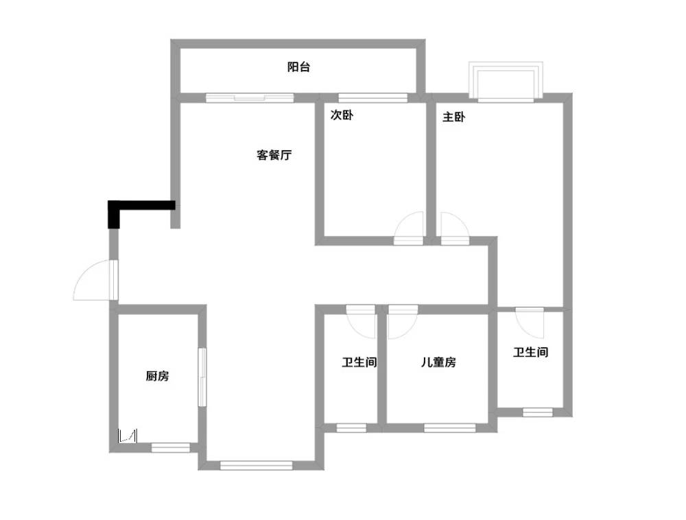 143平米的房子能装修成什么效果？简约风格三居室装修案例！