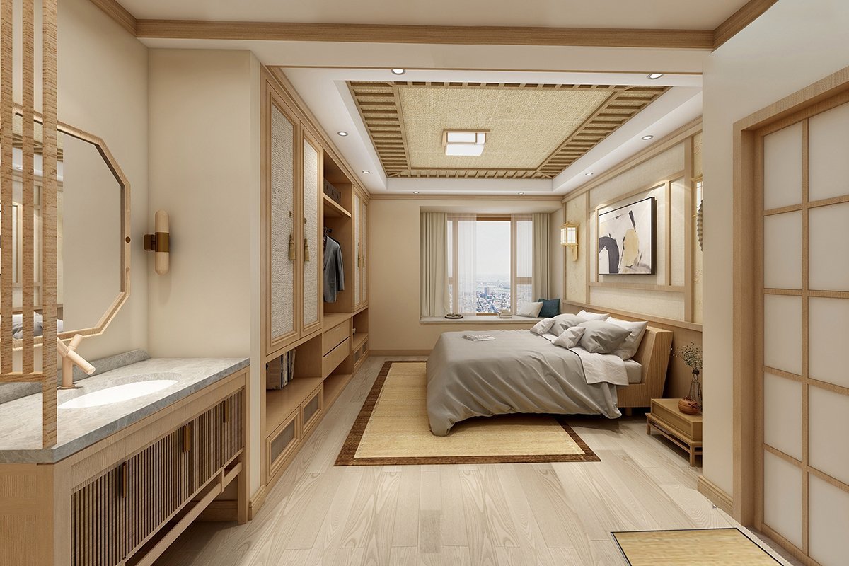 143平米四居室的日式风格案例，只花15万！