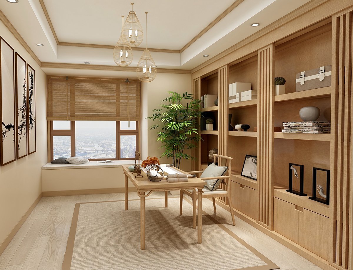 京塞家装丨日式风格精装舒适四居室