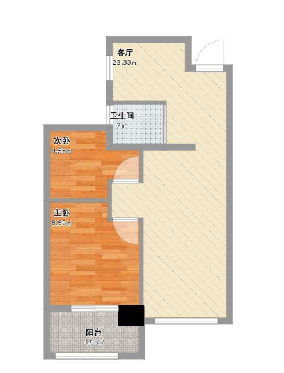 83平米二居室装修案例，装修价格只花7万元！