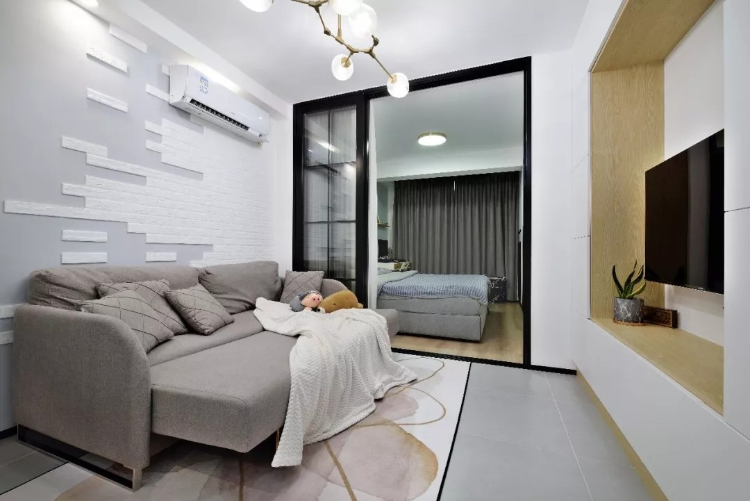 新房35平米一居室现代风格，装修只用了8万，谁看谁说划算！