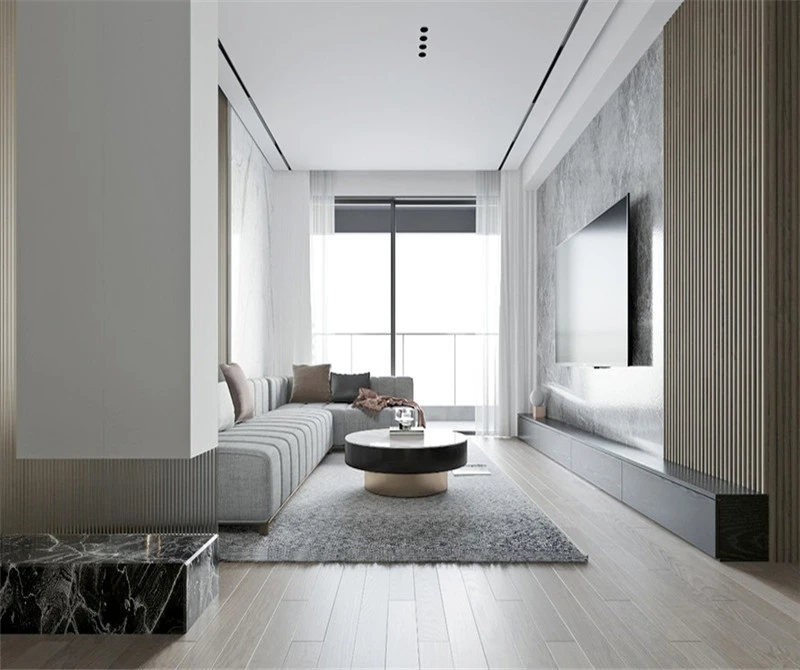 89平二居室装修，现代简约风格简洁优雅有格调