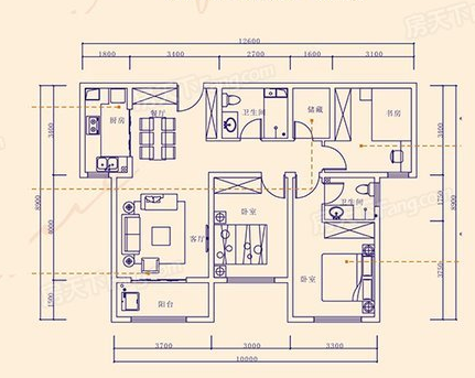 116平米的三居室，采用美式风格装修的效果如何呢？
