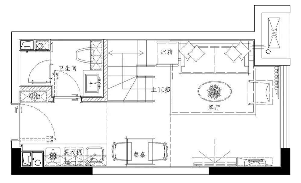 40平米一居室的现代风格案例，只花5万！