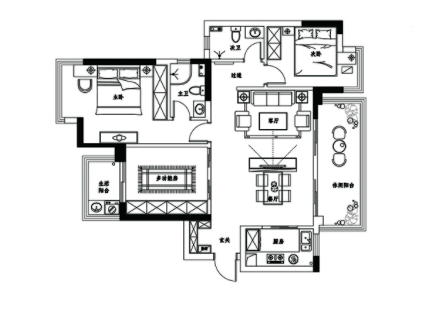 131平米的三居室要怎么装修才出其不意，选择现代风格准没错！