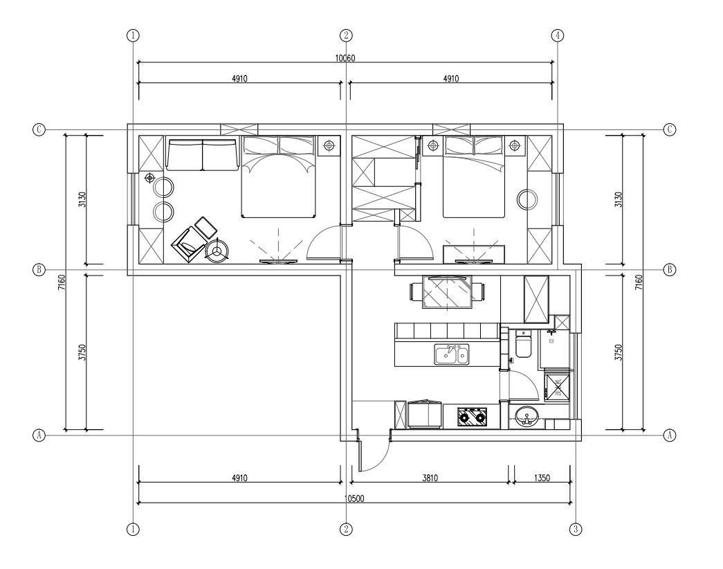 62平米的二居室，采用简约风格装修的效果如何呢？