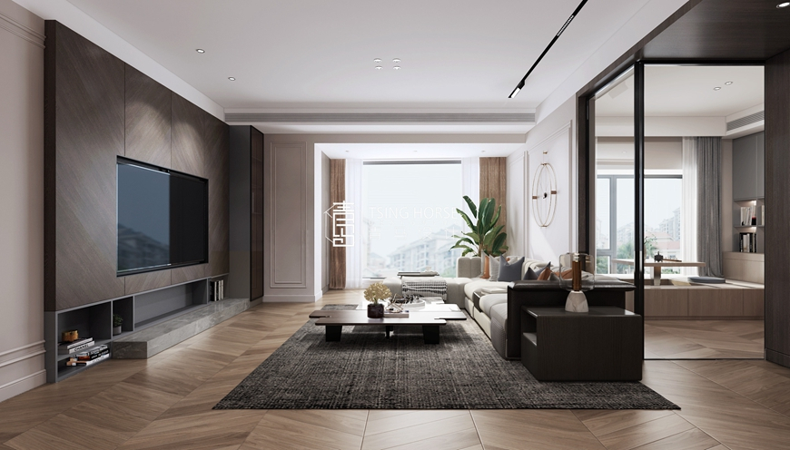 朋友买的205平米四居室，一共才花16万，这现代风格太美了！