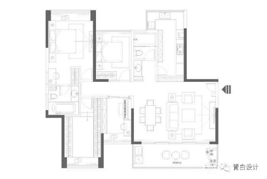 104平米的二居室装修价格是多少？30装修成什么效果？