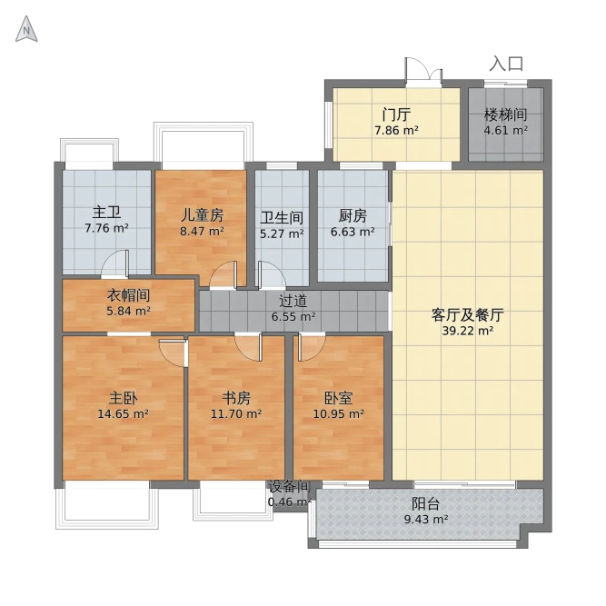 这套127平米的三居室，最后还是选定中式风格，效果竟远超预期。