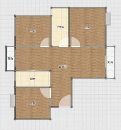 三居室的房子，足足105平米，如果用方式11万元是不是很划算？