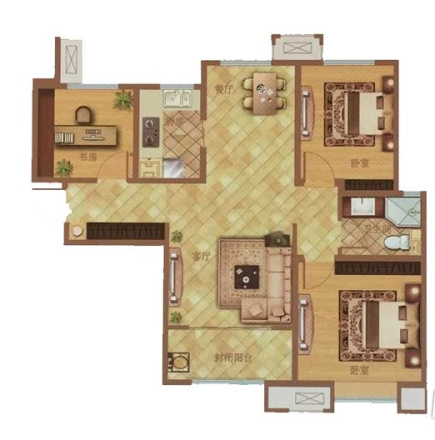 93平米的房子能装修成什么效果？现代风格二居室装修案例！