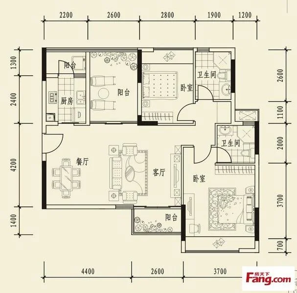 115平米的三居室要怎么装修才出其不意，选择美式风格准没错！