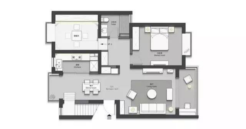 119平米的三居室要怎么装修才出其不意，选择简约风格准没错！