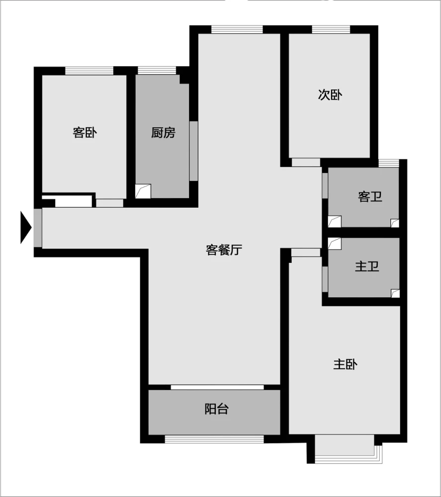 142三居室新中式风格