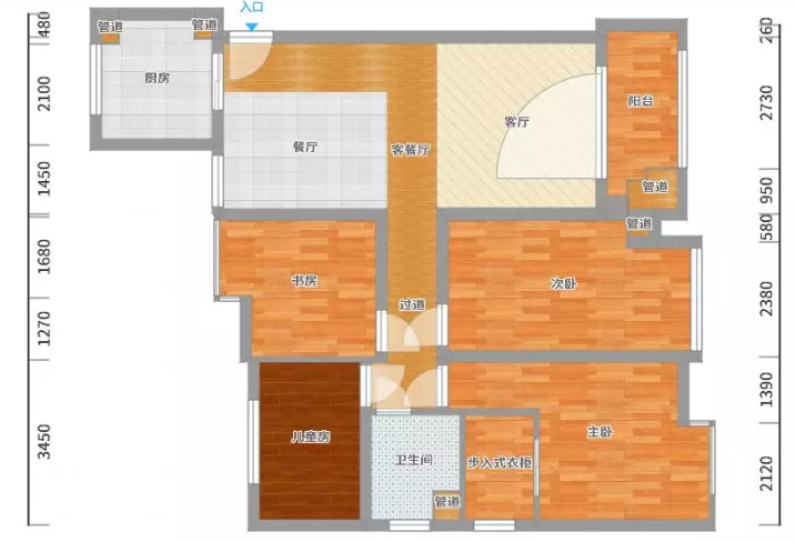 邻居家165平米的四居室，仅仅用了18万元，就完成了装修，如此划算！