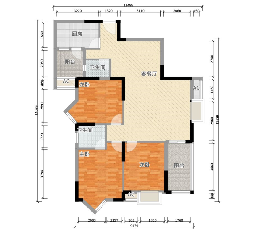 115平米的三居室装修价格是多少？12装修成什么效果？
