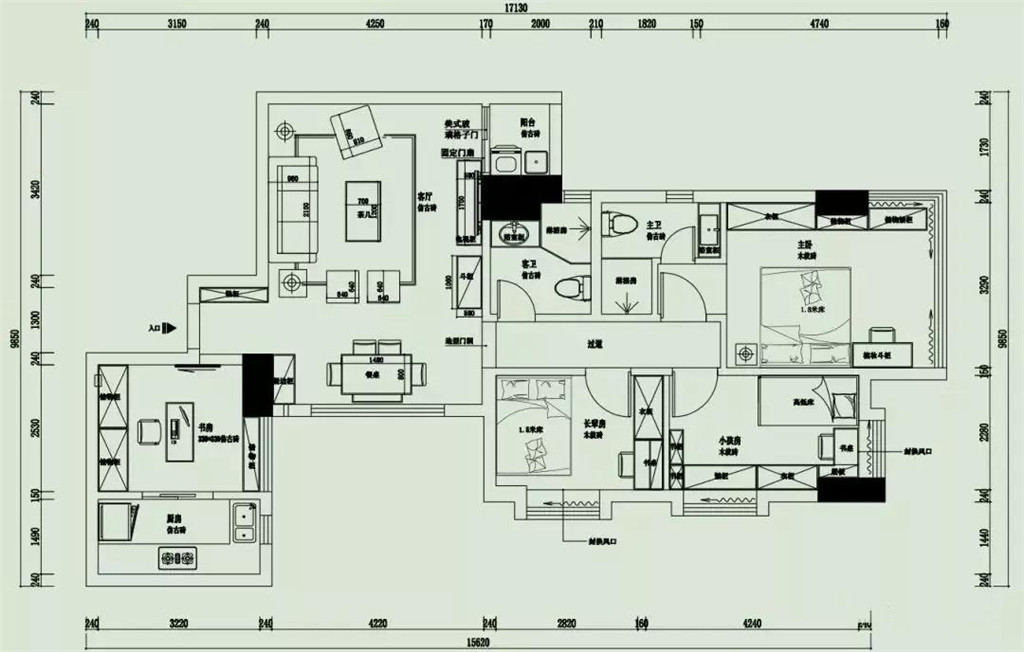 130平米的三居室，采用现代风格装修的效果如何呢？