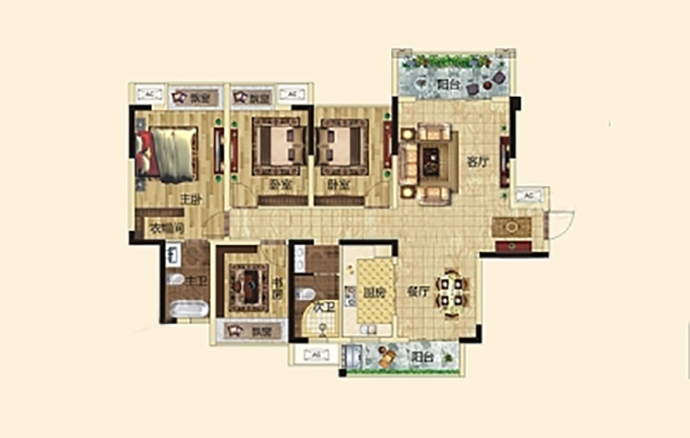 142平米的三居室，运用现代的装修风格效果是怎样的？