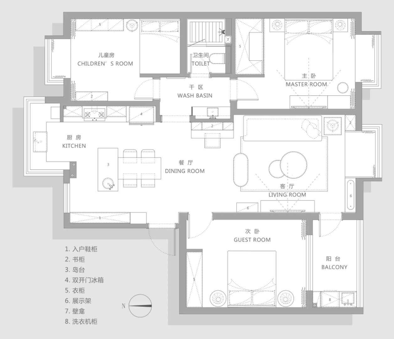 三居室的房子一般多少平米？美式风格装修好不好？