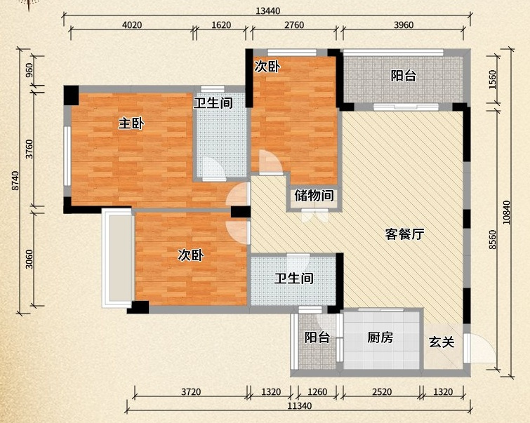 区区20万元，就把128平米的三居室装修拿下了，真是出乎意料！